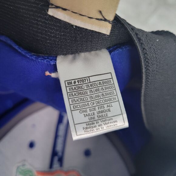 Top of the World One Fit University of Florida Gator Hat Fitted Size M/LG Blue - Picture 9 of 11